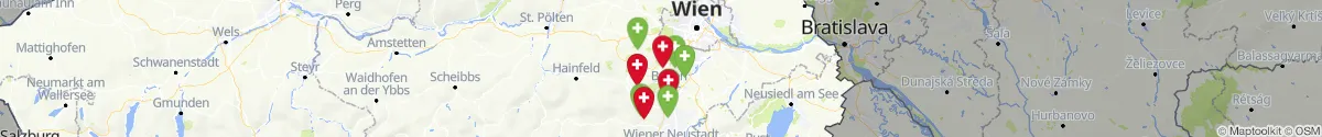 Map view for Pharmacies emergency services nearby Alland (Baden, Niederösterreich)